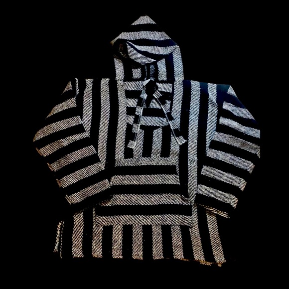 Black Baja Mexican Hoodie - Picture 3 of 3
